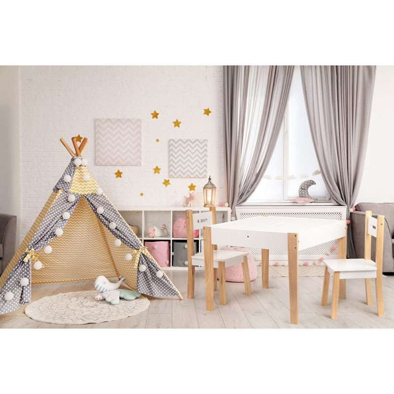 Eco Toys dečiji set sa stolom i 2 stolice 143