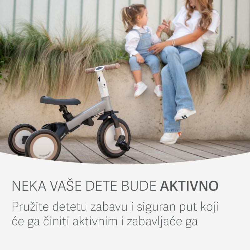 Kikka Boo Flip tricikl 5u1 Grey