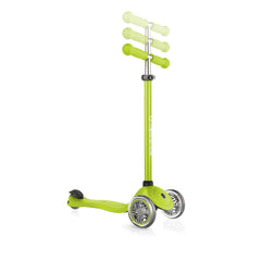 Globber Primo sklopivi trotinet sa LED točkovima Lime