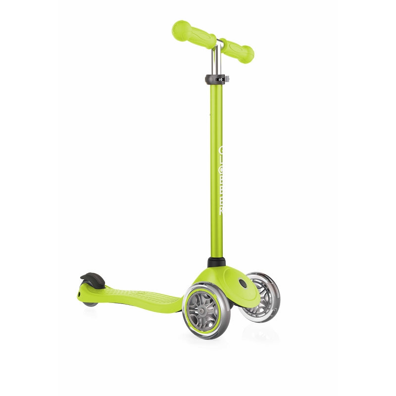 Globber Primo sklopivi trotinet sa LED točkovima Lime