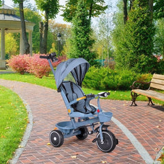 2u1 tricikl sa rotirajućim sedištem i sklopivom tendom Blue, ECOTOYS