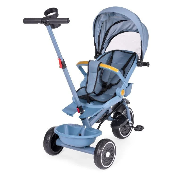 2u1 tricikl sa rotirajućim sedištem i sklopivom tendom Blue, ECOTOYS