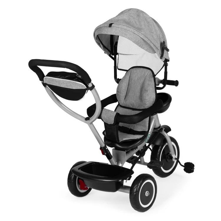 2u1 tricikl sa rotirajućim sedištem i sklopivom tendom Gray, ECOTOYS