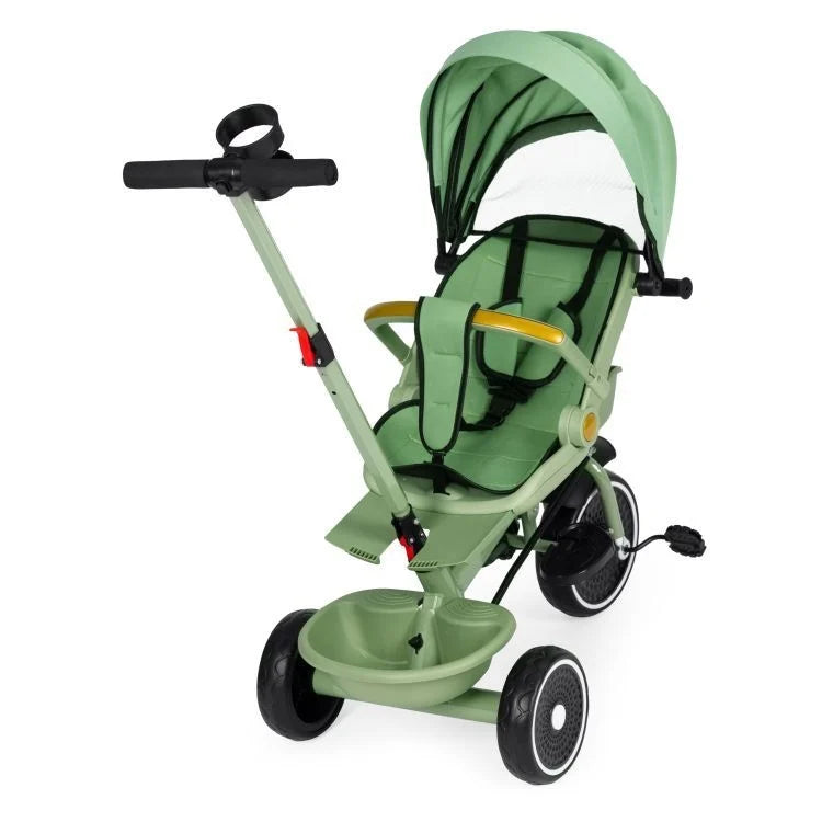 2u1 tricikl sa rotirajućim sedištem i sklopivom tendom Green, ECOTOYS