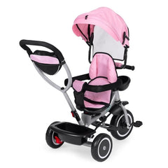 2u1 tricikl sa rotirajućim sedištem i sklopivom tendom Pink, ECOTOYS