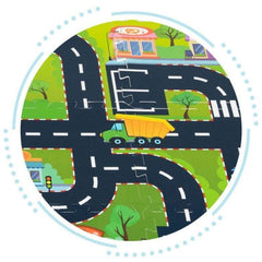 Eco Toys podloga za igru Puzzle City 0121