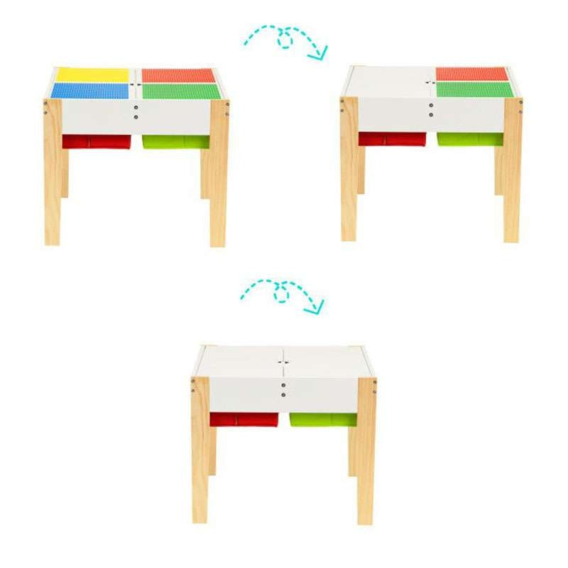 Eco Toys dečiji set sa stolom i 2 stolice 002