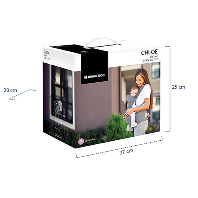 Kikka Boo Chloe Mesh 3u1 kengur nosiljka Grey 2024