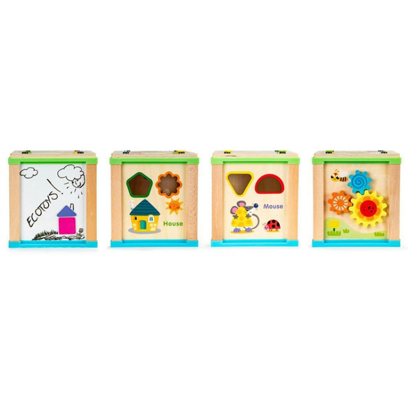 Eco Toys drvena edukativna kocka 470