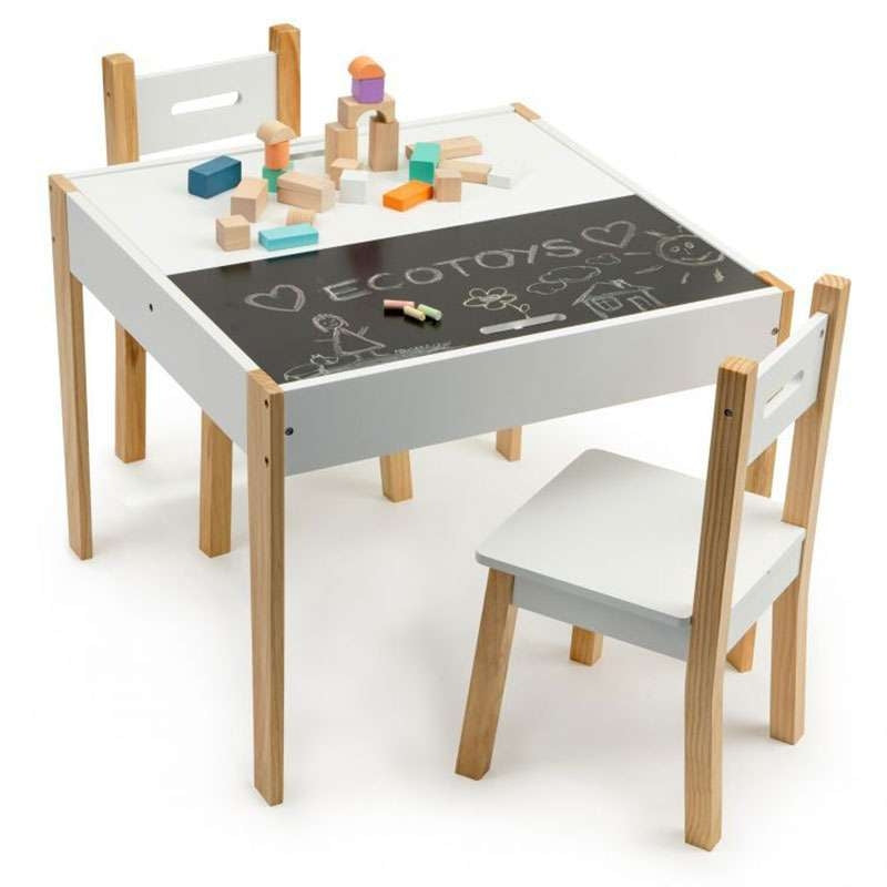 Eco Toys dečiji set sa stolom i 2 stolice 143