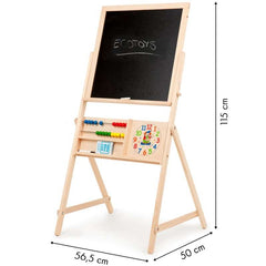 Drvena dvostrana edukativna tabla