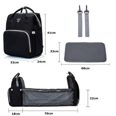 BBO TORBA ZA MAME (BT023) SPORT MAMA BAG - BLACK