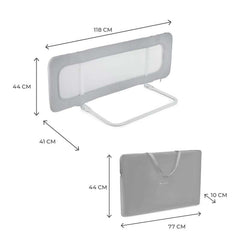 Kinderkraft Guard&Dream zaštitna ogradica za krevet Light Grey