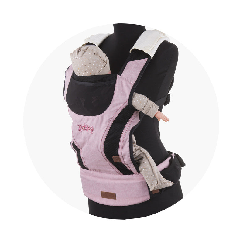 3u1 Kengur nosiljka Chipolino Bobby - Rose water (Roze)