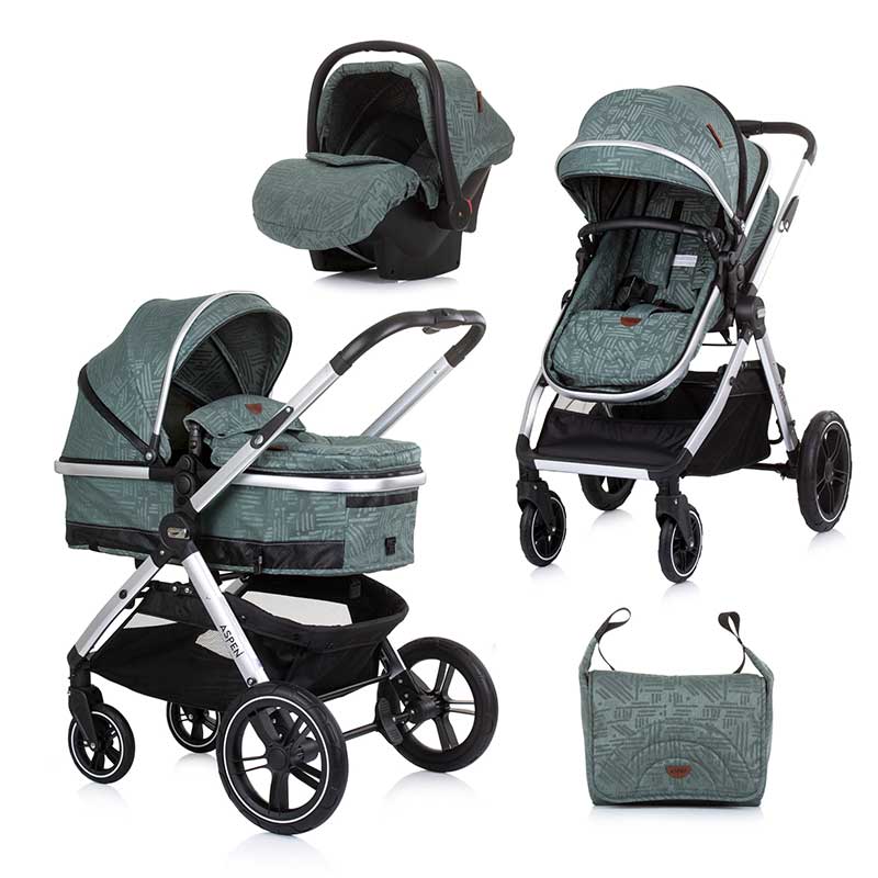 Chipolino Aspen 2u1 kombinovana kolica - Aloe (Zelena)