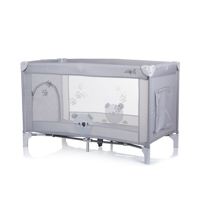 Chipolino Capri prenosivi krevetac | 1 Nivo - KOSIK2401KO Koala grey (Siva)