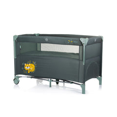 Chipolino Relax prenosivi krevetac sa padajućom stranicom | 2 Nivoa - KOSIRE247PG Pastel Green (Zelena)
