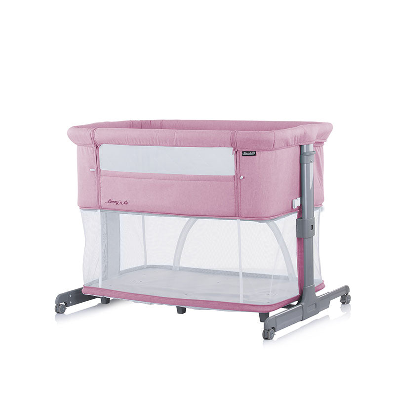 2u1 Kolevka za zajedničko spavanje Chipolino Mommy 'n Me - Roze