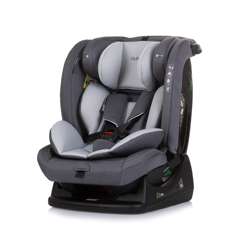 Chipolino Aviato auto sedište i-Size 40-150cm - STKAVT02403AS Ash grey (Svetlo siva)