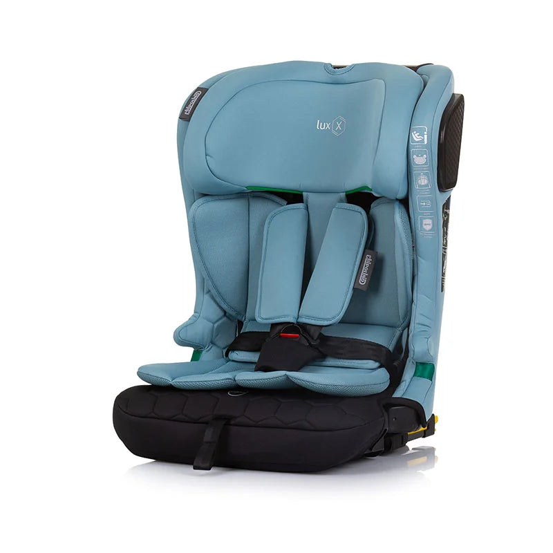 Chipolino Lux X auto sedište i-Size 76-150cm - STKLX0243PG Pastel green/blue (Plava/zelena)