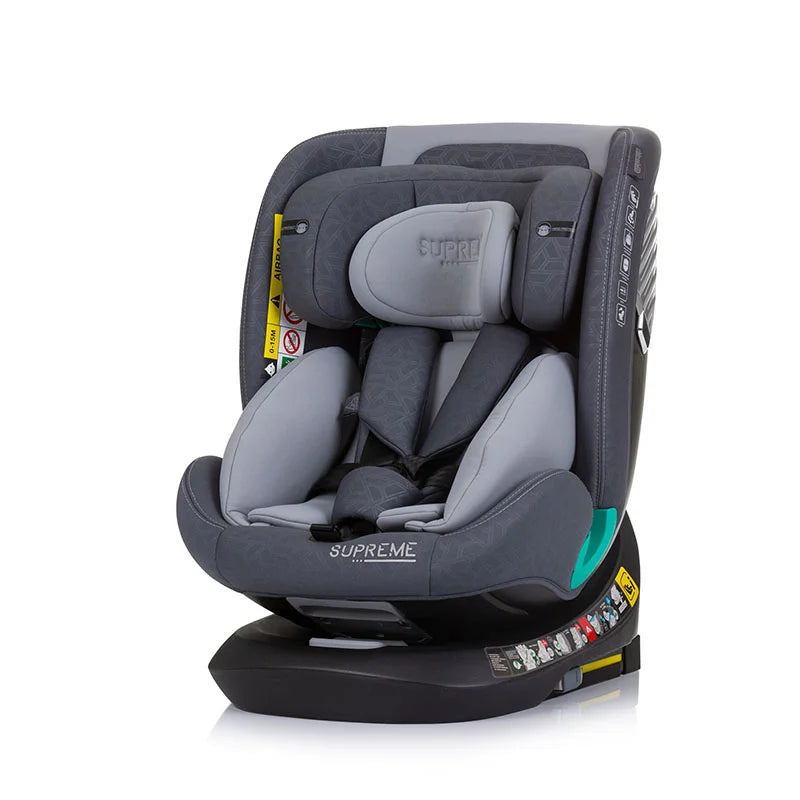 Chipolino Supreme auto sedište i-Size 40-150cm - STKSU02402GN Granite (Siva)