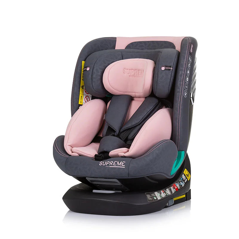 Chipolino Supreme auto sedište i-Size 40-150cm - STKSU02405FL Flamingo (Roze)