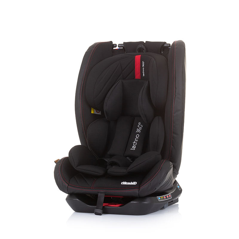 Auto sedište Chipolino Techno Isofix 0-36kg - Ebony (Crna)
