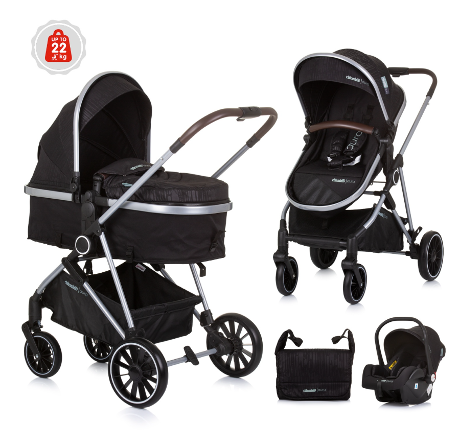 Chipolino Aura kolica za bebe 3u1