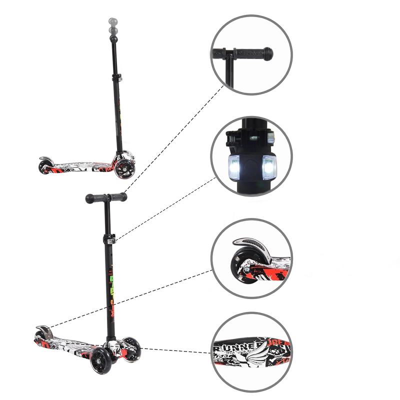 Byox Rapture trotinet Black