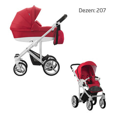 BEBETTO MAGNUM KOLICA ZA BEBE BELI RAM, SET 2U1 07
