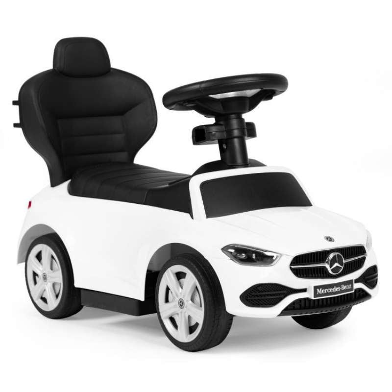 Eco Toys guralica sa interaktivnim volanom i ručkom Mercedes C Class White