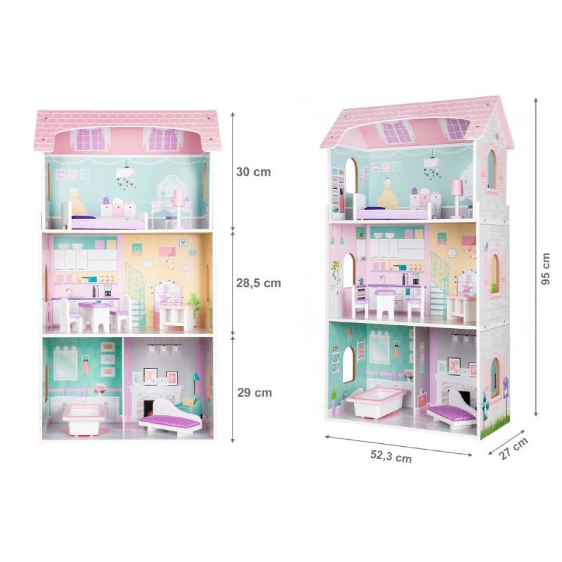 Drvena kućica za lutke Blueberry Residence 4121