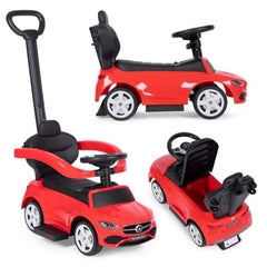 Eco Toys guralica sa interaktivnim volanom i ručkom Mercedes C Class Red