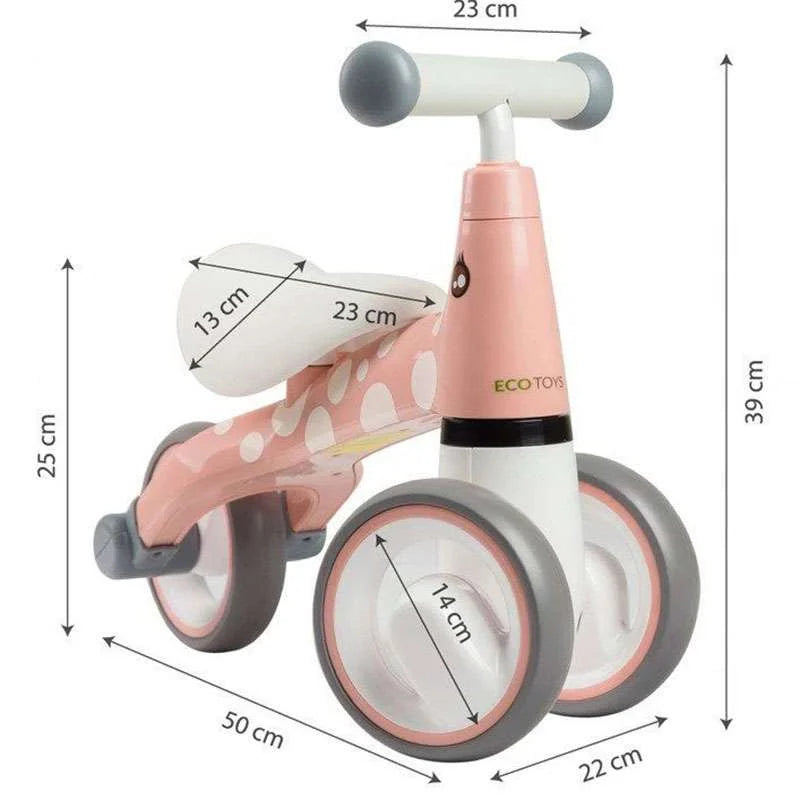 ECO TOYS BICIKL GURALICA FLAMINGO