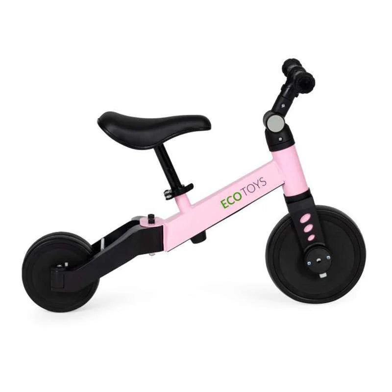 ECO TOYS TRICIKL 2U1 PINK