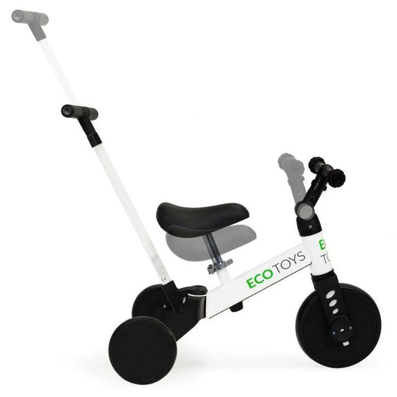 ECO TOYS TRICIKL 2U1 WHITE