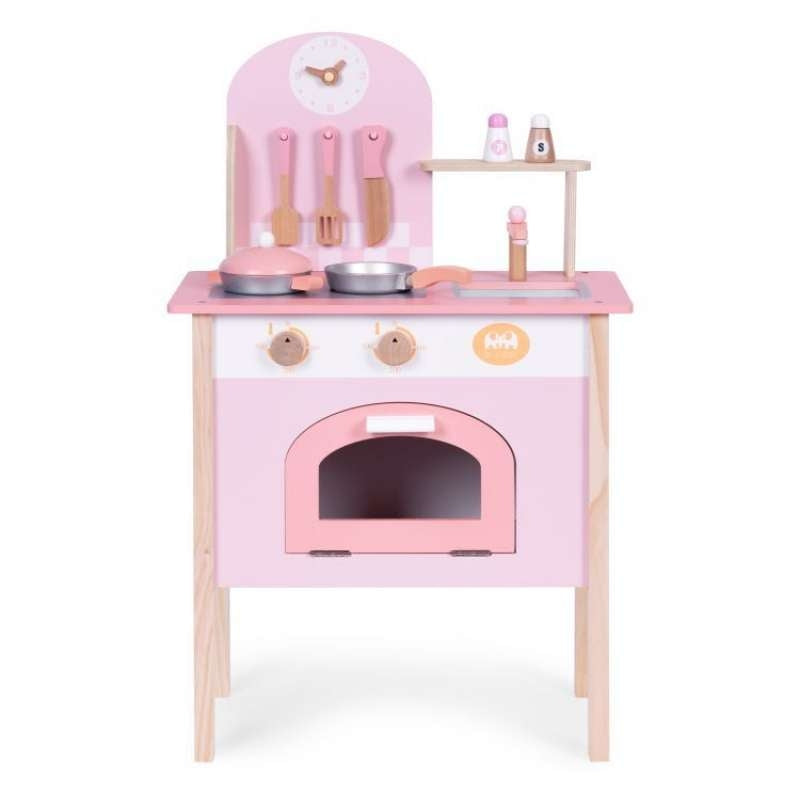 Dečija kuhinja sa rernom, slavinom i sudoperom Pink HM570