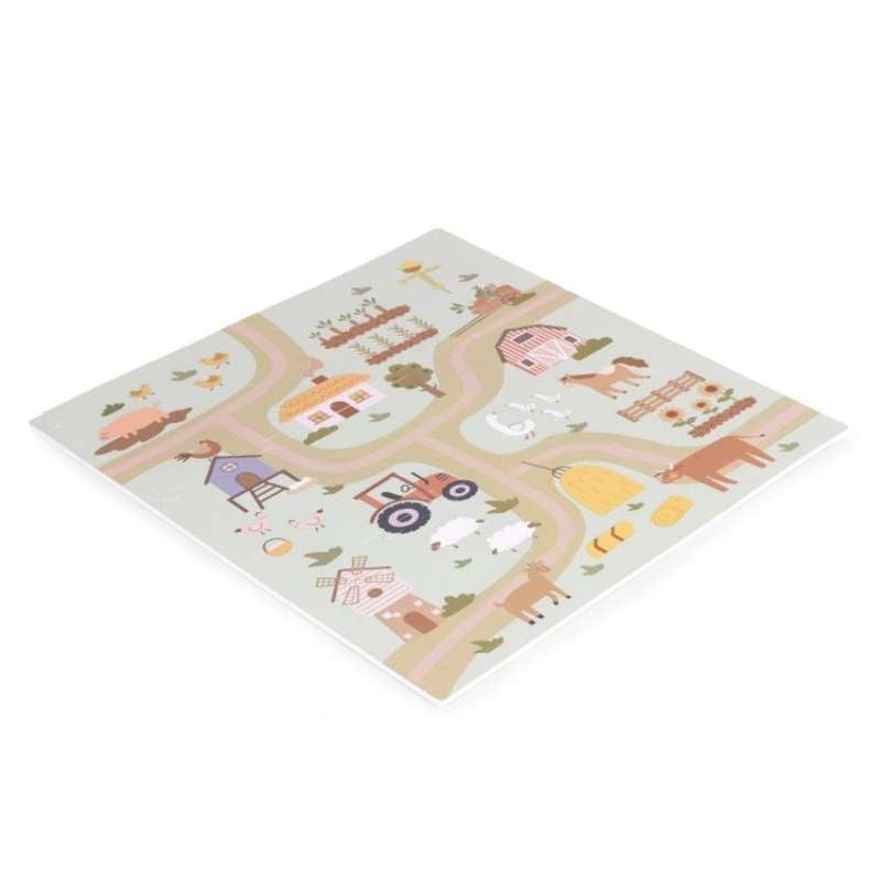 Eco Toys velika podloga za igru od EVA pene 90,5x90,5cm Farma 019
