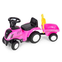 Eco Toys guralica Traktor sa prikolicom Pink