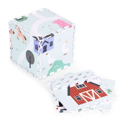 Eco Toys velika podloga za igru od EVA pene 90,5x90,5cm Farma 020