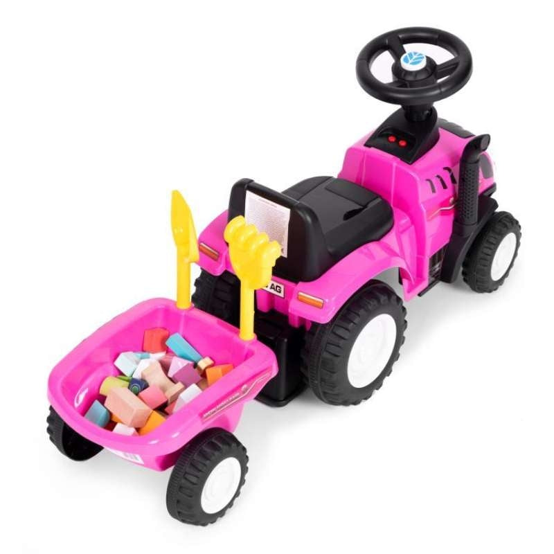 Eco Toys guralica Traktor sa prikolicom Pink