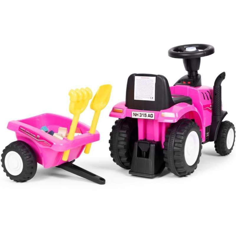 Eco Toys guralica Traktor sa prikolicom Pink