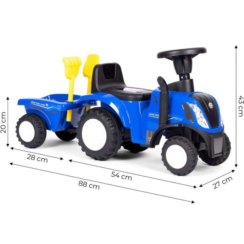 Eco Toys guralica Traktor sa prikolicom Blue