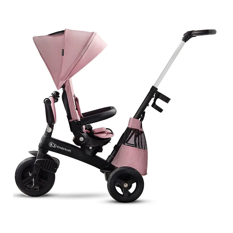 KINDERKRAFT TRICIKL EASY TWIST 2U1 MAUVELOUS PINK