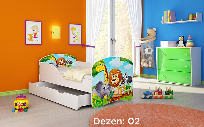KREVET ZA DECU 180X80 CM SA DODATNOM FIOKOM ACMA 1 02
