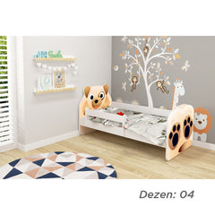 KREVET ZA DECU ANIMALS 140X70 CM WHITE ACMA VII 04