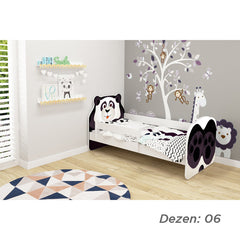 KREVET ZA DECU ANIMALS 140X70 CM WHITE ACMA VII 06