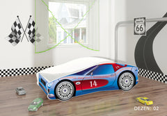 KREVET ZA DECU AUTOMOBIL 140X70 CM 02
