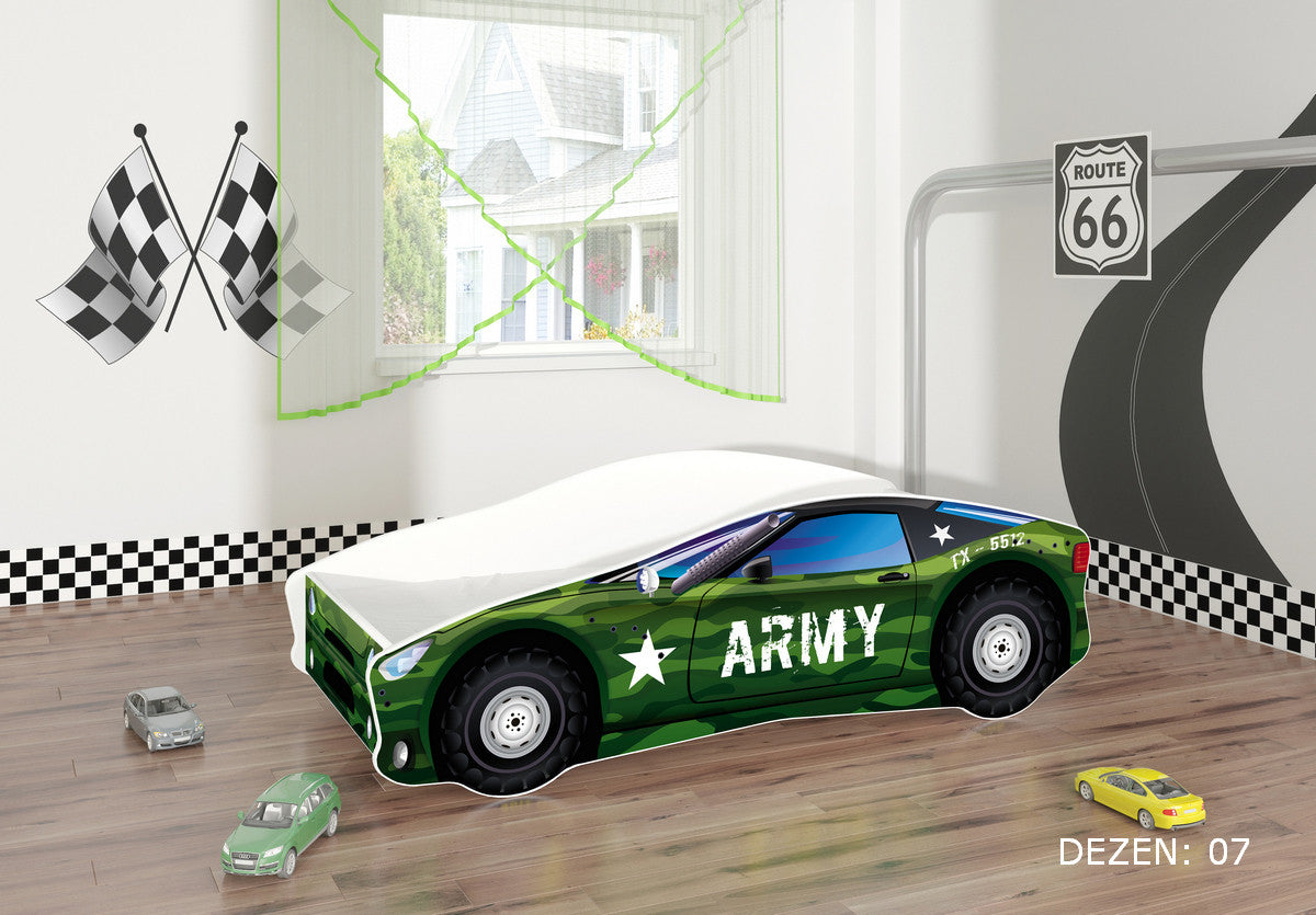 KREVET ZA DECU AUTOMOBIL 140X70 CM 07