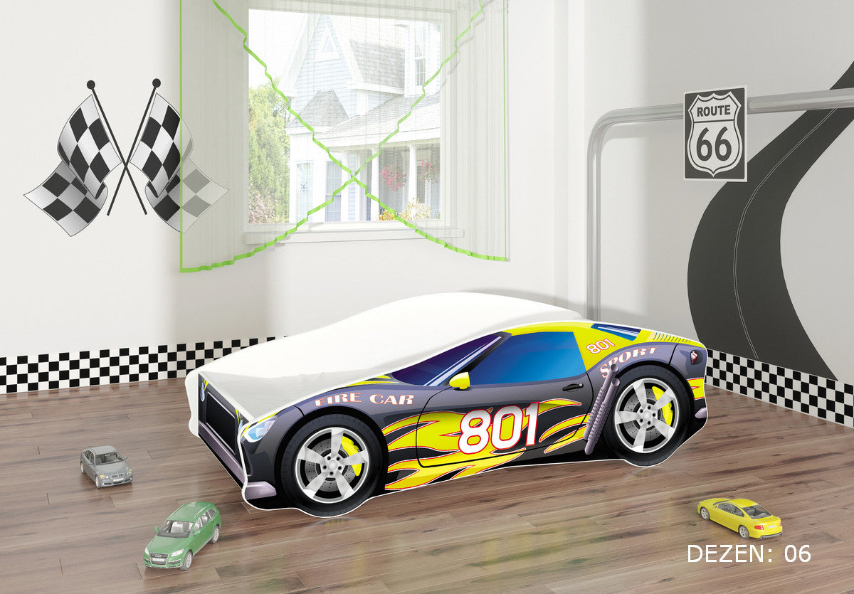 KREVET ZA DECU AUTOMOBIL 160X80 CM 06